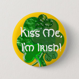 Happy St. Patty's Day – ボタン/ピン – パーソナライズ 缶バッジ
