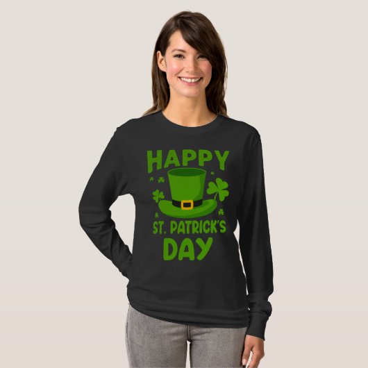Happy St Saint Patrick s Day Tシャツ (正面フル)