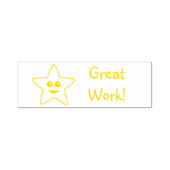 Happy Star 素晴らし Work Self-Inking Stamp セルフインキングスタンプ (デザイン)