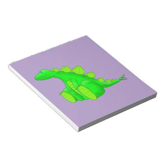 Happy Stegosaurus - ノートパッド (アングル)