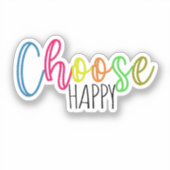 Happy Stickerの選択 シール (正面)