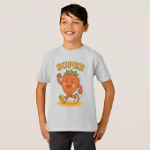 Happy Strawberry Kids Tee - Sweet & スマイリー! Tシャツ (正面フル)