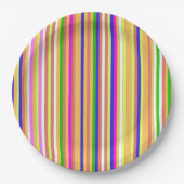 Happy Stripes ペーパープレート (正面)