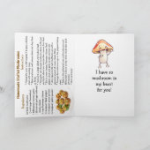 Happy Stuffed Mushroom Day  | February 4th カード (内部)