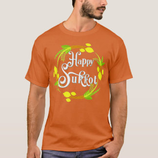 Happy Sukkot Holiday Jewish s Sukkah For Children  Tシャツ