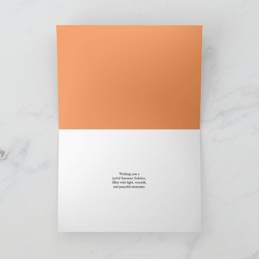 Happy Summer Solstice Stonehenge カード (内部)