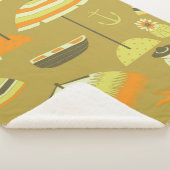 Happy Summertime Seamless Pattern シェルパブランケット (3/4)