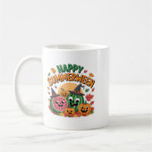 Happy Summerween Watermelon Jack-o-lantern Humor S コーヒーマグカップ (左)