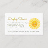 Happy Sun Displayシャワーエンクロージャ エンクロージャーカード (正面)