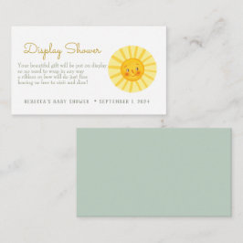 Happy Sun Displayシャワーエンクロージャ エンクロージャーカード