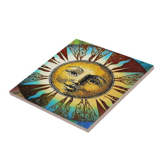 Happy Sun God Printed Gives タイル (側面)