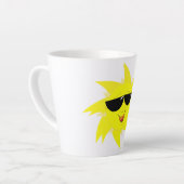 Happy Sun Mug – 明るい一日を開始 カフェラテマグ (左アングル)