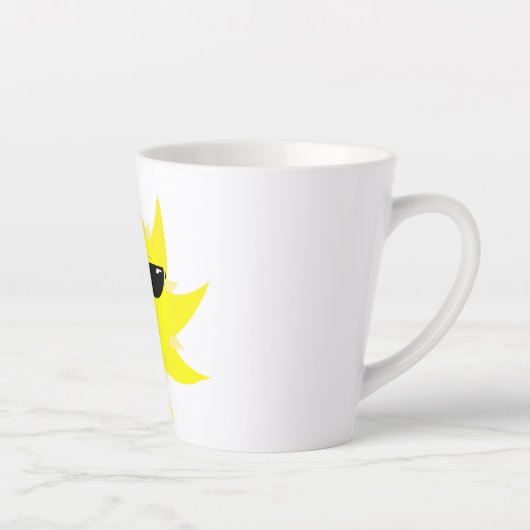 Happy Sun Mug – 明るい一日を開始 カフェラテマグ (右)
