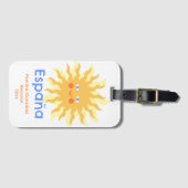 Happy Sun Spain Italy Mexico Family Reunion ラゲッジタグ (正面横)