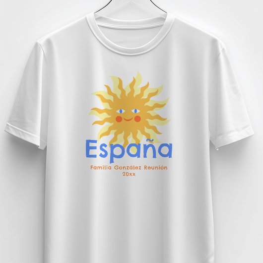 Happy Sun Spain Italy Mexico Family Reunion Tシャツ