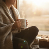 'Happy Sunday' 穏やかな朝の日曜日の恋人たちへの平和 コーヒーマグカップ
