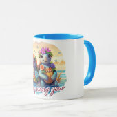 Happy sunny year at last マグカップ (正面右)