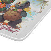 Happy sunny year too カッティングボード (角)