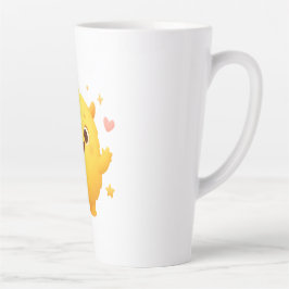 Happy Sunshine Monster Kids Mug — Cheerful Yellow カフェラテマグ