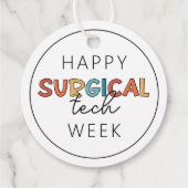 Happy Surgical Tech Week フェイバータグ (裏面)