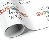 Happy Surgical Tech Week ラッピングペーパー (ロールコーナー)