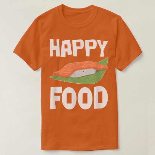 Happy Sushi Tokio Maki Japanアジア豆腐大豆Gr Tシャツ (デザイン正面)