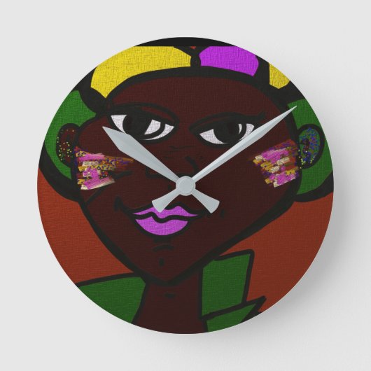 Happy Sweethearts' Day ラウンド壁時計 (正面)