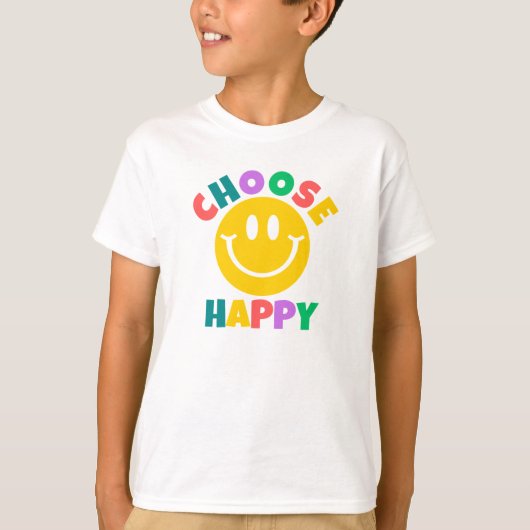 Happy Tシャツの選択 Tシャツ (正面)