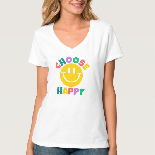 Happy Tシャツの選択 Tシャツ (正面)