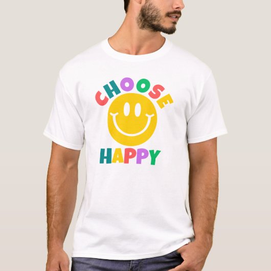 Happy Tシャツの選択 Tシャツ (正面)