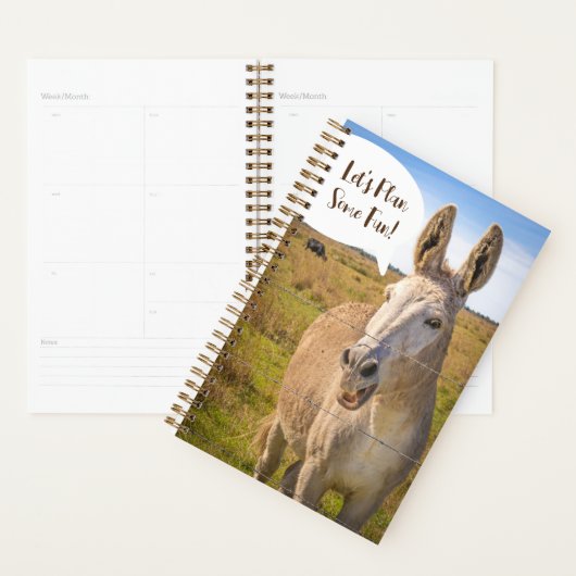 "Happy Talking Donkey" Custom Planner プランナー手帳 (ディスプレー)