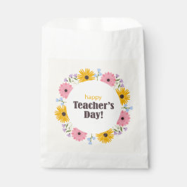 Happy Teacher's Day Wild Flowers フェイバーバッグ