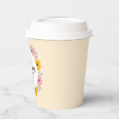 Happy Teacher's Day Wild Flowers 紙コップ (左)