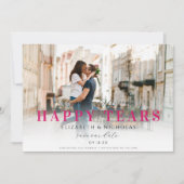 Happy Tears | かわいい写真の結婚式の延期・日程のお知らせ セーブザデート (正面)