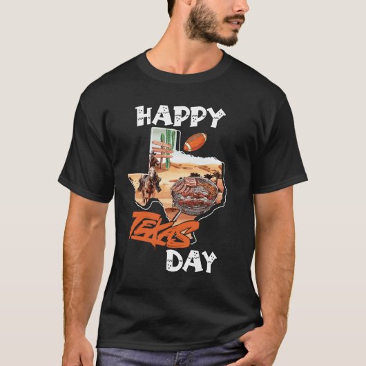 Happy Texas Day  Tシャツ (正面)