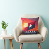 Happy Texas Independence Day 1836 Art クッション (椅子)
