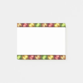 Happy Thanksgivingグランジ葉- Post-it® Notes ポストイット