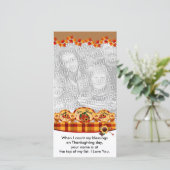 Happy Thanksgivingフォトカード シーズンカード (スタンド正面)