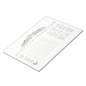 Happy Thanksgiving子供たちの活動ページの着色 ノートパッド (アングル)