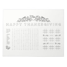 Happy Thanksgiving子供たちの活動ページの着色