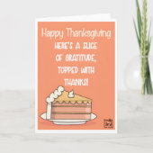 Happy Thanksgiving カード (正面)