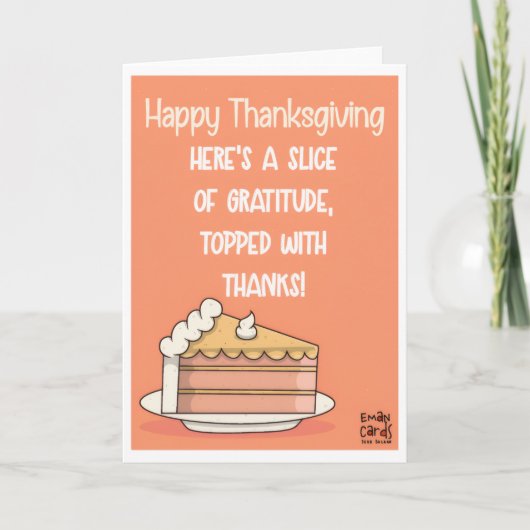 Happy Thanksgiving カード (正面)