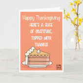 Happy Thanksgiving カード (黄色い花)