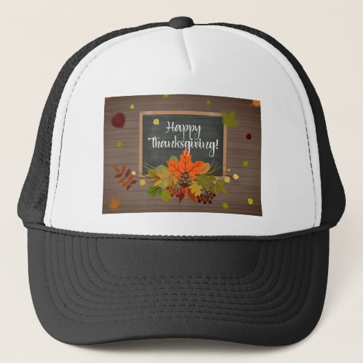 happy thanksgiving キャップ (正面)
