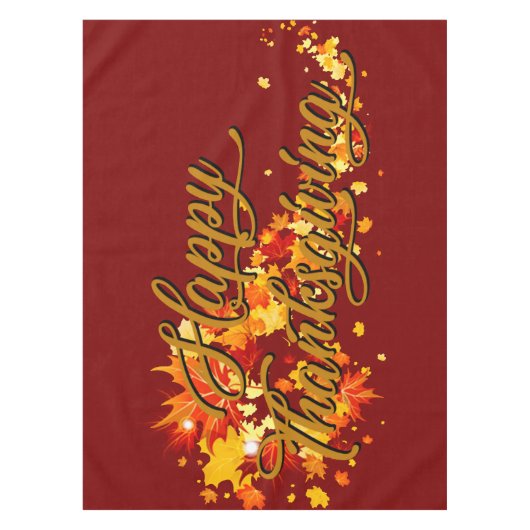 Happy Thanksgiving テーブルクロス (正面)