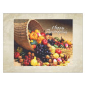 Happy Thanksgiving 12オプション テーブルクロス (正面(横))