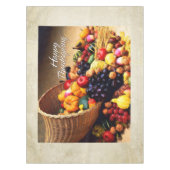 Happy Thanksgiving 12オプション テーブルクロス (正面)