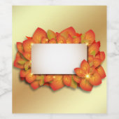 Happy Thanksgiving 2018カスタマイズ可能なワインボトル ワインラベル (シングルラベル)