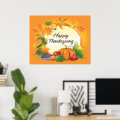 Happy Thanksgiving 5ポスター ポスター (ホームオフィス)