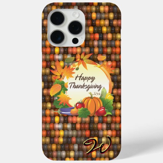 Happy Thanksgiving 5A-13Aオプション Case-Mate iPhoneケース (裏面)